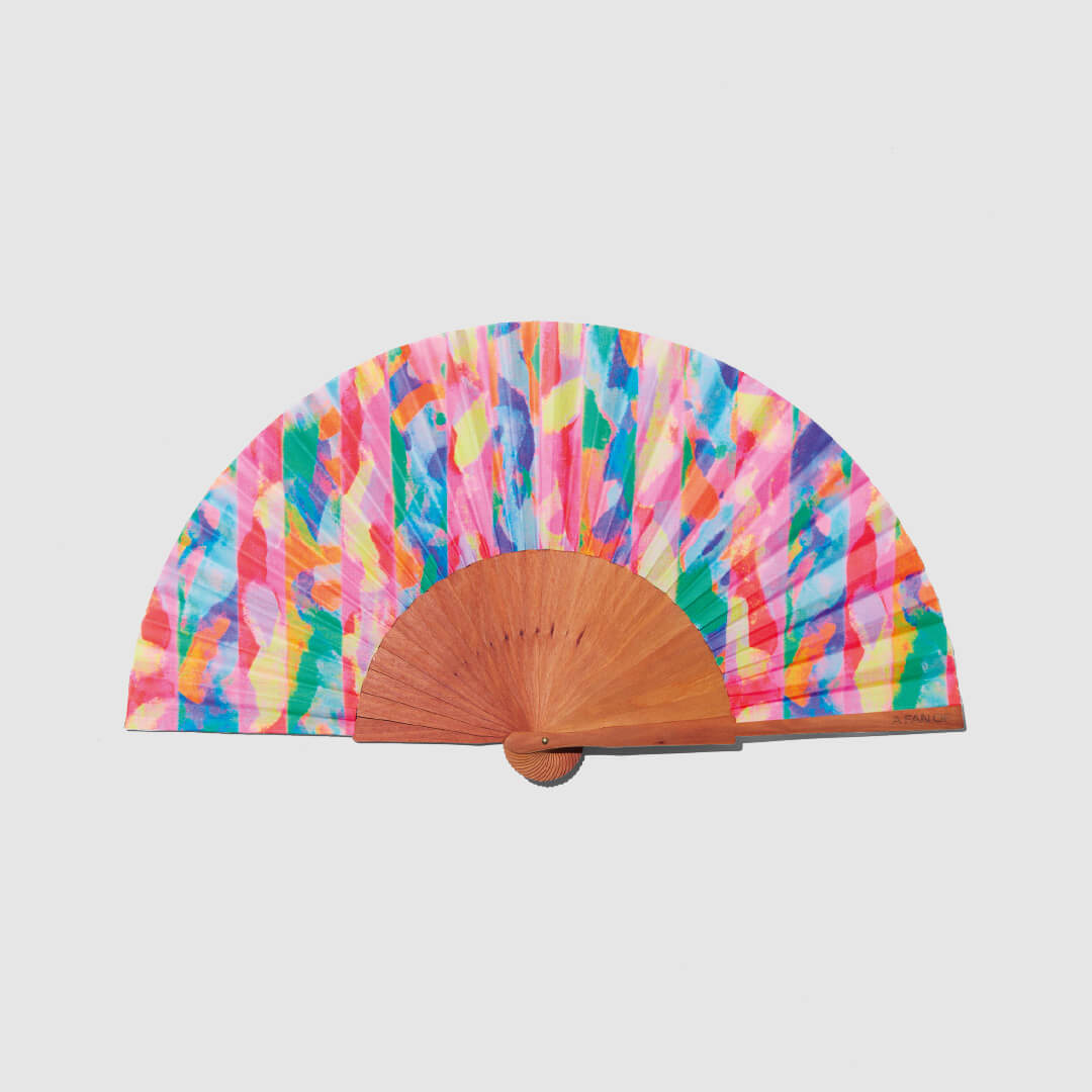 a fan of - waaier 'chromatic collage'